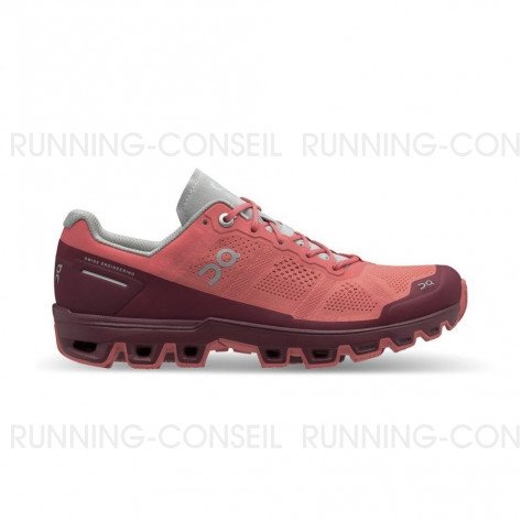 ON RUNNING Cloudventure Femme | Coral/Mulberry 